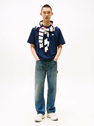 Playera Con Logo En Pecho Y Espalda Hombre Tommy Jeans