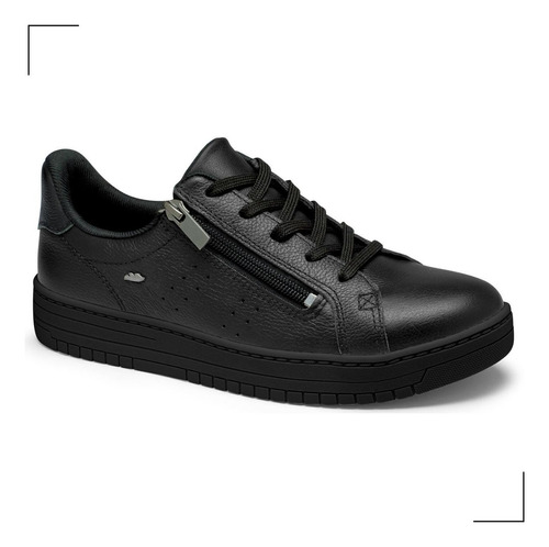 Tênis Casual Feminino Couro Confortável Dakota Original