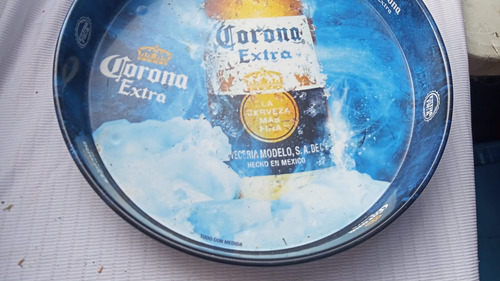 Antigua Charola De Cerveza Corona Extra Imagen De Botella (Usado)