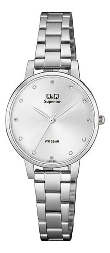 Reloj Para Mujer Q&q Superior S401j201y Plateado