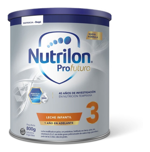 Nutrilon Profutura 3 X 800grs. 4 Unidades De Leche En Polvo.