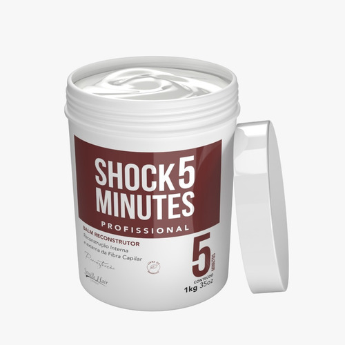 Kit Reconstrutor Shock 5 Semelle Hair 2 Em 1 Balm + Shampoo