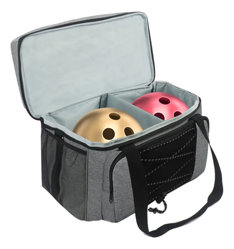 We Bolsa De Bolos Portátil Para 2 Bolas Con Almacenamiento