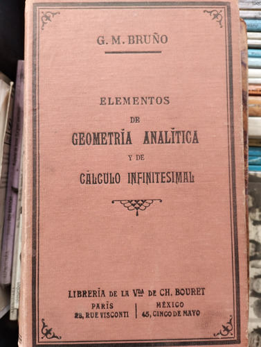 Elementos De Geometria Analitica Bruño -rf Libros 