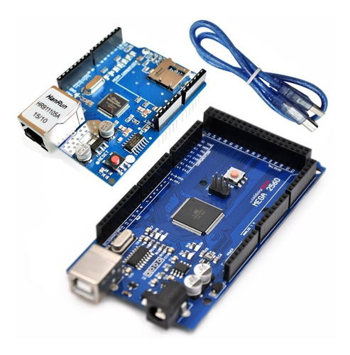 Kit Para Arduino Mega 2560 + Ethernet Shield W5100