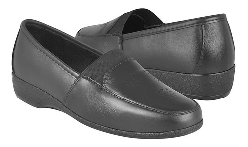 Zapatos Clásicos Para Dama Stylo 1006 Piel Negro 