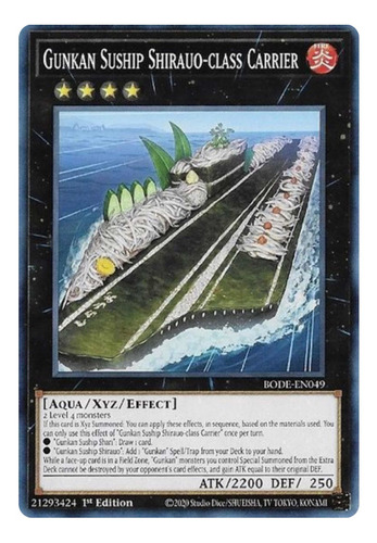 Yugioh! Gunkan Suship Shirauo-class Carrier