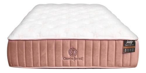 Colchón Sealy Greco Para Cama King Size Color Rosa Claro