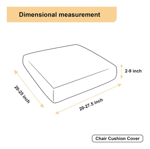 Dyfun Funda De Cojín Para Sofá, Funda Elástica Para Asiento
