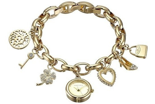 Reloj Con Brazalete De Oro Y Cristal De Swarovski De Anne Kl