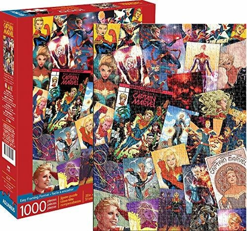 Rompecabezas De 1000 Piezas Marvel Captain Marvel Collage