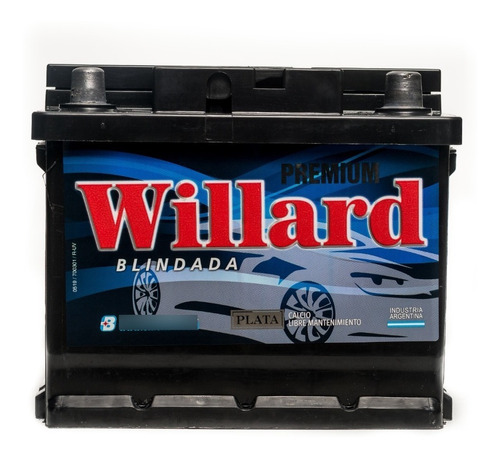 Bateria Willard 12x45 Ah Ford K Fiesta Ecosport Fiat 147 Uno