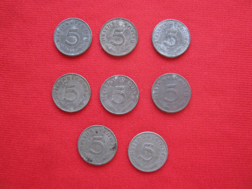 Alemania Tercer Reich 5 Reichspfennig Varios Años Disponible