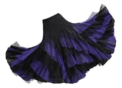 Falda De Flamenco Ballroom Waltz Ropa De Baile Trajes