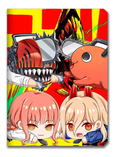 Imagen 2 de 5 de Bitácora De Dibujo Mediacarta Chainsaw Man 50 Hojas