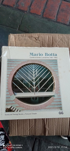 Libro Construcciones Y Proyectos 1961-1982. Mario Botta