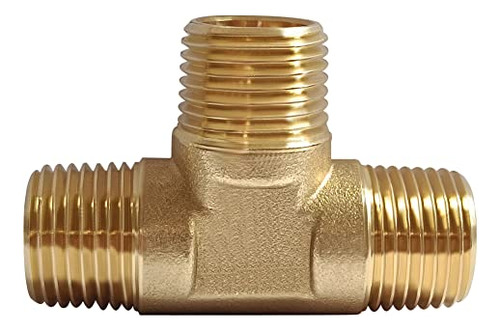 Conector De Latón Npt Macho De 1/2 Pulgada Para Agua/petróle