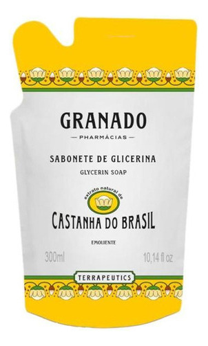 Refil Sabonete Líquido Granado Castanha Do Brasil 300ml