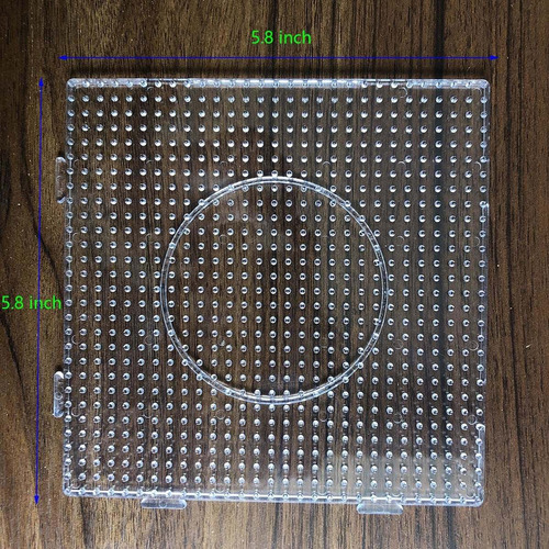 Fuse Beads Boards 4pcs Large Clear Plastic Square For 5