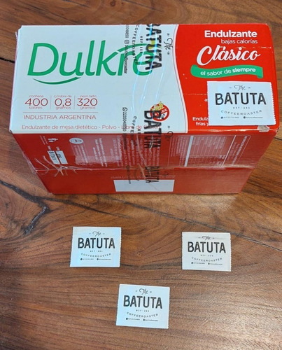 Imagen 4 de 4 de Edulcorante Endulzantes Sobres Caja Por 400 Unidades