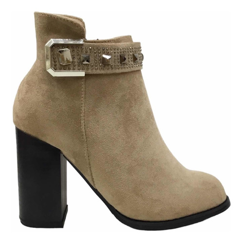 Botas Mujer Moda Taco Cuadrado  Jolie De Coolpink Vestir