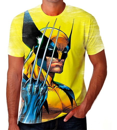 Camisa Camiseta Wolverine Logan X-men  Envio Rápido 07