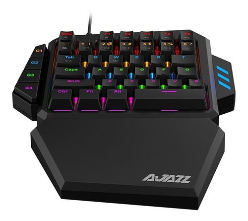 Imagen 5 de 6 de Teclado Mecánico De Una Mano Rgb Switch Blue - Ajazz Ak039h