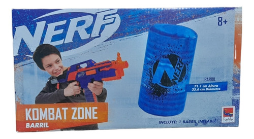 Nerf Barril Inflable Blanco De Tiro Kombat Zone