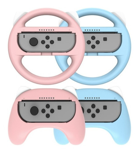 Juego Grips Para Controles Joy-con Fundas Nintendo Switch 