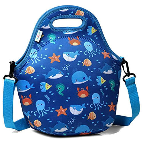 Vaschy Almuerzo Bolsa Para Niñas, Ligero Neoprene 7l4ri