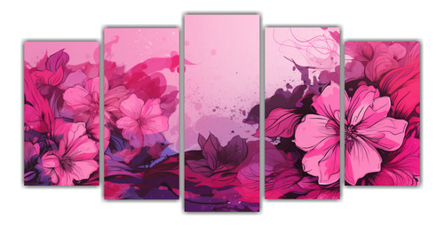 250x125cm Artes Creativas Neo-noir - Decocuadros Flores