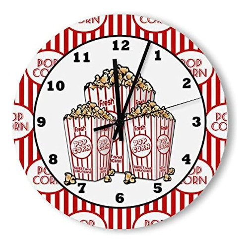 Lindo Cine Cine Reloj De Pared Reloj De Madera Moderno 10 Pu