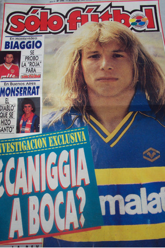 Revista Solo Futbol # 395 - Tapa Caniggia En Boca