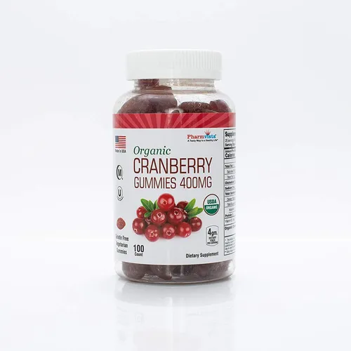 Suplemento De Gomitas De Arándano De Pharmvista, 400 Mg, 90