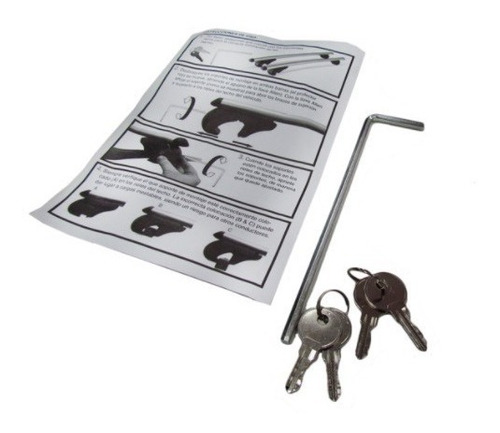 Imagen 4 de 9 de Barras Porta Equipaje Peugeot 2008 Llave Reforzada Negro