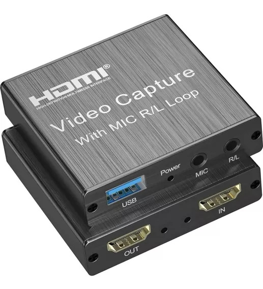 Capturadora De Video, 4k Hdmi A Usb 2.0 Vídeo Game