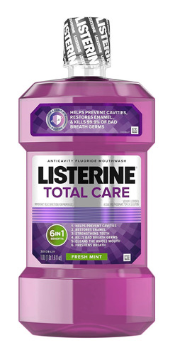 Listerine Total Care Anticavity Enjuague Bucal, Menta Fresc.