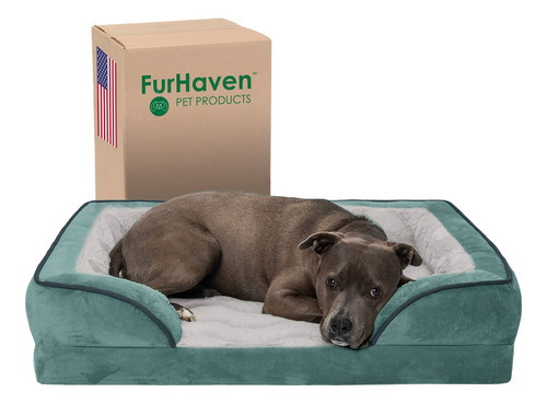 Furhaven - Cama Ortopedica Para Mascotas Para Perros Y Gatos
