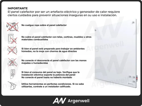 Combo 2 Paneles 500w Panel Calefactor Eléctrico Temptech