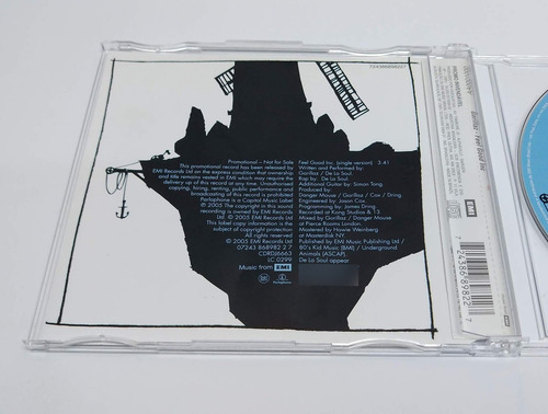 Cd Single Gorillaz - Feel Good Inc (Usado)