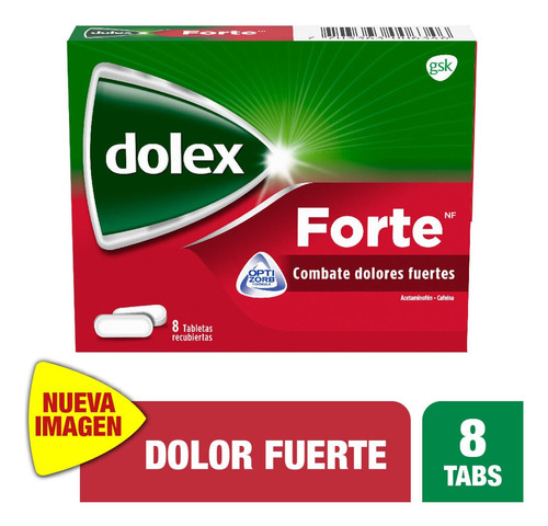 Dolex Forte Nf Caja X 8 Tabletas Recubiertas