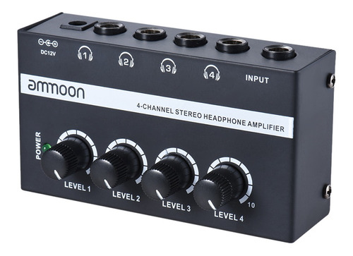 Ammoon Ha400 Ultra-compacto 4 Canais Mini Amplificador De