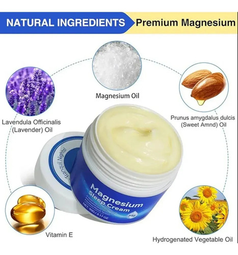 Crema De Magnesio Para Dormir: Aceite De Magnesio Tópico Pa