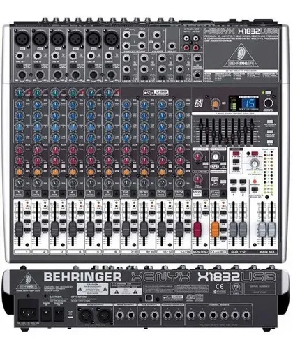 Mesa De Som Behringer Xenyx X1832usb 14 Canais Mixer Bivolt