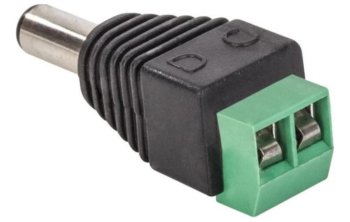 Conector De Corriente Steren Plug Macho 2.1 Mm X 10 Unds