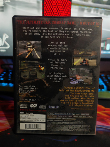 Twisted Metal Black Ps2 Bonus Disc (Reacondicionado)