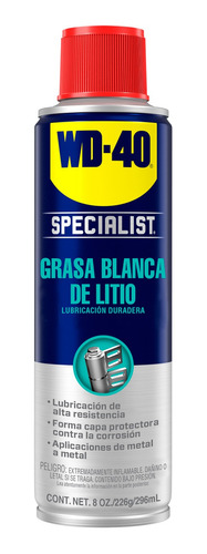 Wd-40 Specialist Grasa Blanca De Litio 296ml Lubricante