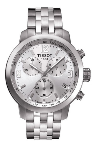 Relógio Tissot Prc200 T055.417.11.017.00 Branco Novo Aço