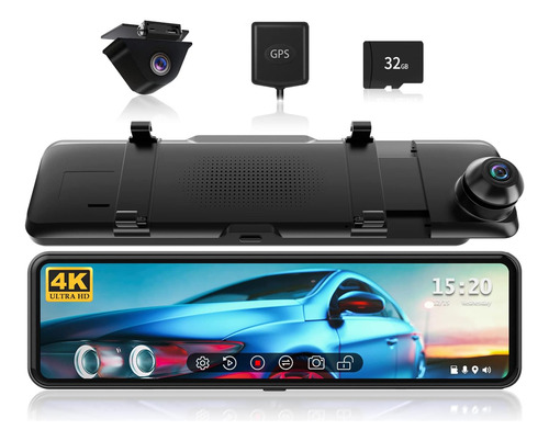T700 Cámara De Espejo Retrovisor 11'' 4k Uhd Frontal Y 1_329