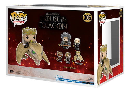 Funko Pop Queen Rhaenyra Dragon Syrax House Of The Dragon